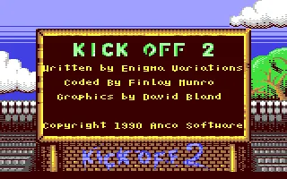 Kick Off 2 – Title screen