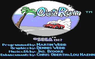 Out Run – Titulní obrazovka