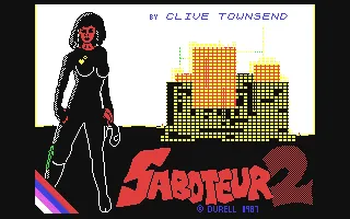 Saboteur II: Avenging Angel – Title screen