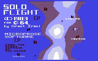Solo Flight – Titulní obrazovka
