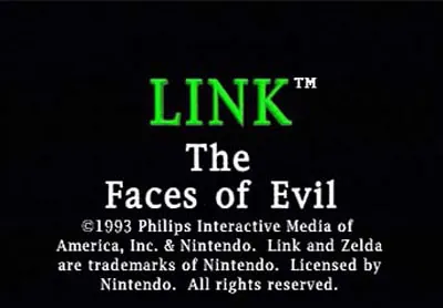 Link: The Faces of Evil – Titelbildschirm