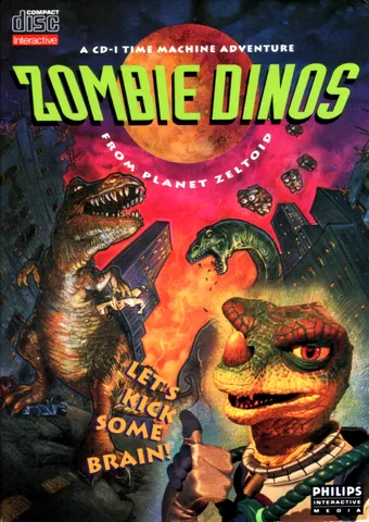 Zombie Dinos from Planet Zeltoid – boxart