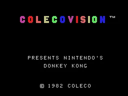 Donkey Kong – Titulní obrazovka