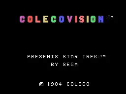 Star Trek: Strategic Operations Simulator – Titulní obrazovka