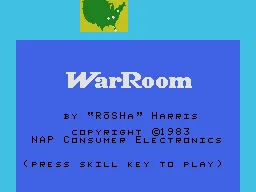 War Room – Title screen