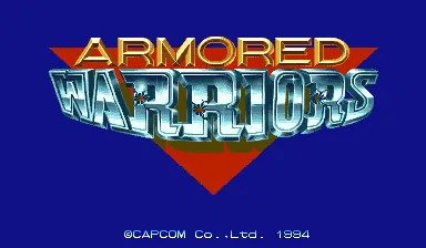 Armored Warriors – Title screen