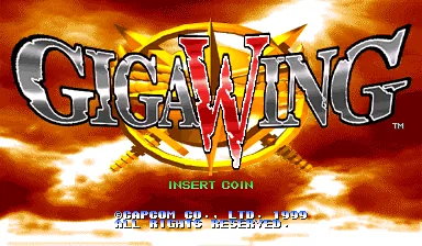 Giga Wing – Écran-titre