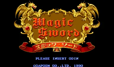 Magic Sword – Title screen