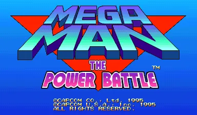 Mega Man: The Power Battle – Titulní obrazovka