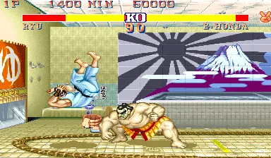 Street Fighter II: Hyper Fighting – Aus dem Spiel
