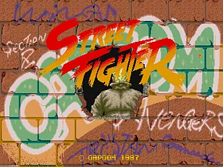 Street Fighter III: 3rd Strike – Title screen