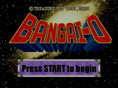 Bangai-O – Titelbildschirm