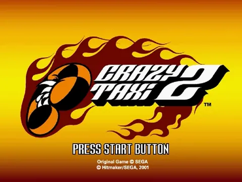 Crazy Taxi 2 – Titelbildschirm