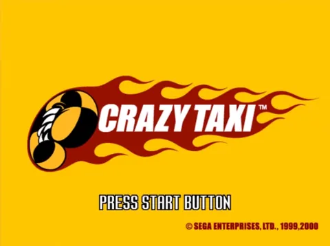 Crazy Taxi – Titulní obrazovka