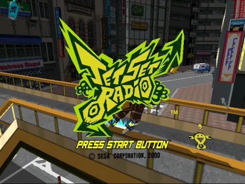 Jet Set Radio – Titulní obrazovka