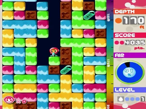 Mr. Driller – En jeu