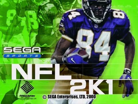 NFL 2K1 – Title screen