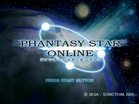 Phantasy Star Online – Titelbildschirm