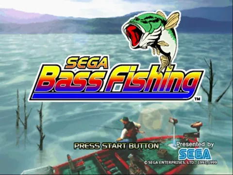 Sega Bass Fishing – Title screen