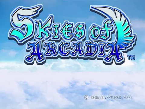 Skies of Arcadia – Title screen