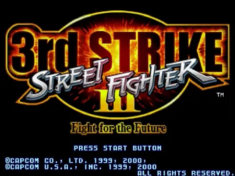 Street Fighter III: 3rd Strike – Écran-titre