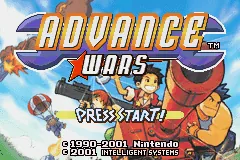 Advance Wars – Titulní obrazovka