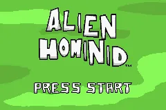 Alien Hominid Advance – Titulní obrazovka