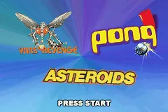 Asteroids – Title screen