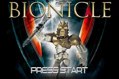 Bionicle: The Game – Title screen