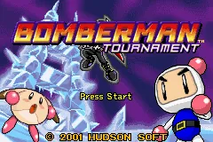 Bomberman Tournament – Titulní obrazovka