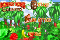 Donkey Kong Country – Titulní obrazovka