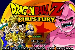 Dragon Ball Z: Buu's Fury – Title screen