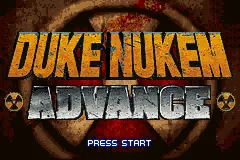 Duke Nukem Advance – Titelbildschirm