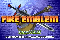 Fire Emblem – Titulní obrazovka