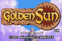 Golden Sun – Titulní obrazovka
