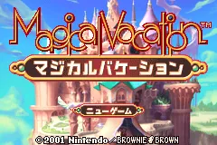 Magical Vacation – Titulní obrazovka