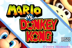 Mario vs. Donkey Kong – Titulní obrazovka