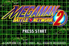 Mega Man Battle Network 3 – Titelbildschirm