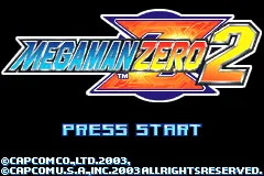 Mega Man Zero 2 – Écran-titre