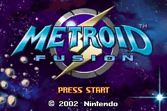 Metroid Fusion – Écran-titre