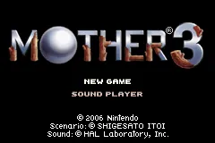 Mother 3 (fan překlad EN) – Titulní obrazovka