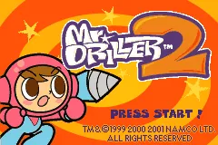 Mr. Driller 2 / Ace – Titelbildschirm