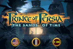 Prince of Persia: The Sands of Time – Titulní obrazovka