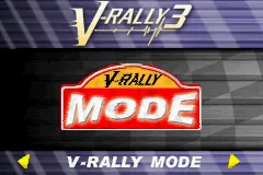 V-Rally 3 – Titelbildschirm