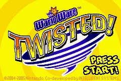 WarioWare: Twisted! – Titelbildschirm
