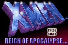 X-Men: Reign of Apocalypse – Title screen