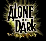 Alone in the Dark: The New Nightmare (GBC) – Titulní obrazovka