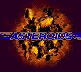 Asteroids – Écran-titre