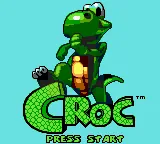 Croc (GBC) – Title screen