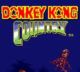 Donkey Kong Country (GBC) – Title screen